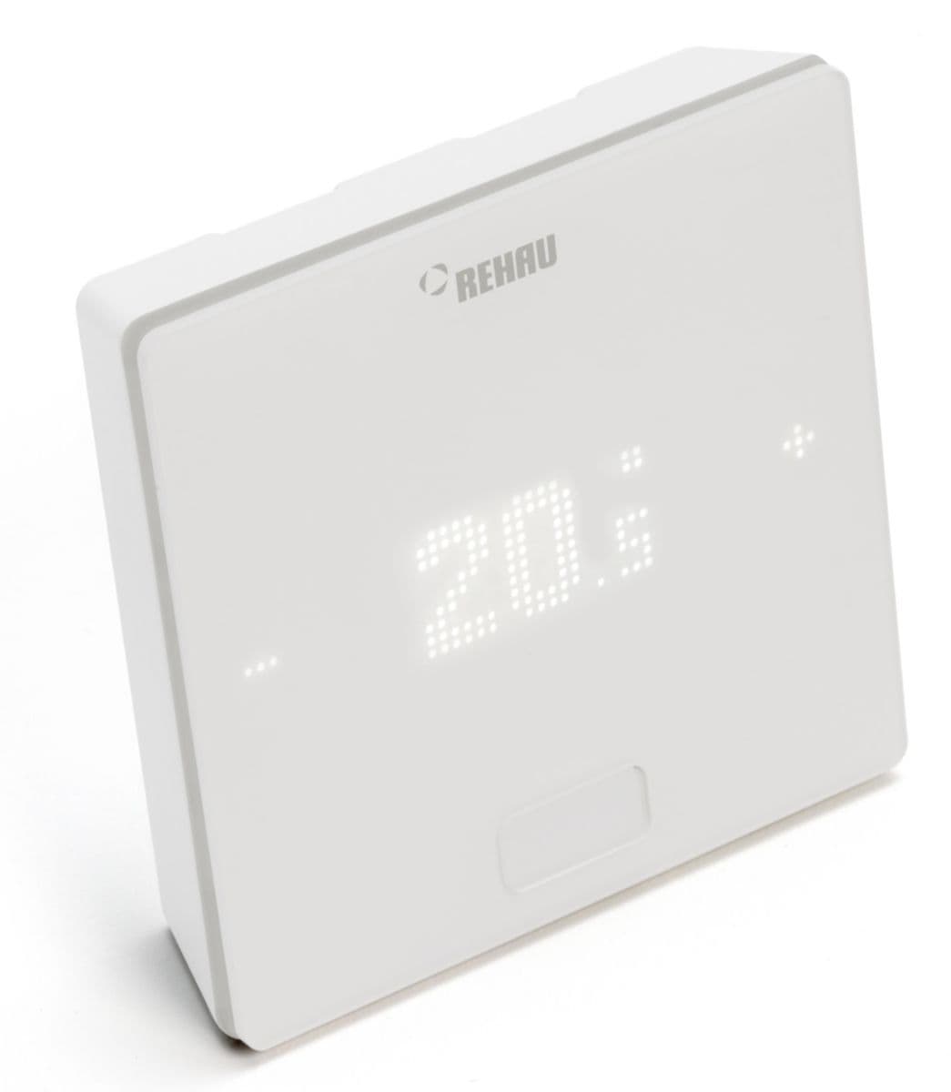 REHAU NEA SMART 2.0 Oda Termostatı TRW Sıcaklık/Kablosuz, Beyaz-328012001